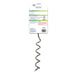 Walk About Tie - Out Dog Spiral Stake, Silver - Jeffers - Animal & Pet Supplies > Pet Containment Systems