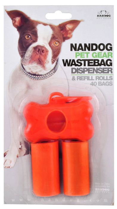 Waste Bag Dispenser with 40 Bags - Jeffers - Animal & Pet Supplies > Pet Waste Disposal Systems & Tools