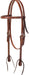 Weather Turquoise Cross Skirting Leather Browband Horse Headstall - Jeffers - Horse Supplies > Horse Tack > Bridles & Headstalls