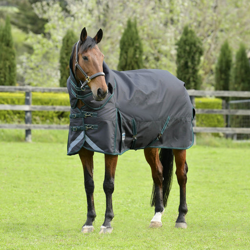 WeatherBeeta ComFITec Plus Dynamic II Detach - a - Neck Turnout Blanket, Medium - Jeffers - Horse Supplies > Horse Blankets & Sheets