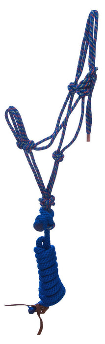 Weaver Leather Diamond Braid Rope Halter with Lead - Jeffers - Horse Supplies > Horse Tack > Horse Halters