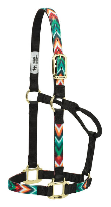 Weaver Nylon Chevron Halter, Black/Multi - Jeffers - Horse Supplies > Horse Tack > Horse Halters