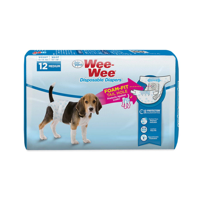 Wee - Wee Disposable Dog Diapers - Jeffers - Animal & Pet Supplies > Pet Training Aids