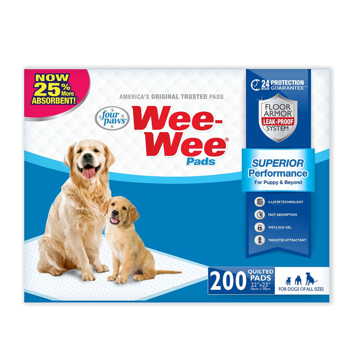 Wee - Wee Superior Performance Dog Pee Pads - Jeffers - Animal & Pet Supplies > Pet Training Aids