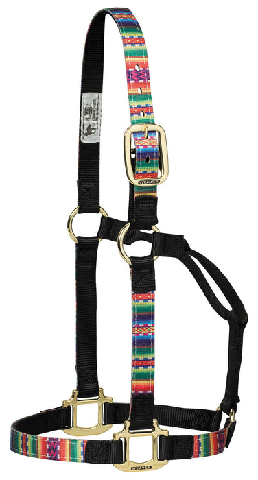 Weaver Nylon Overlay Halter - Fiesta Serape Regular 