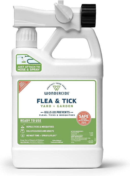 Wondercide Flea & Tick, Yard + Garden, 32oz Ready To Use - Jeffers - Animal Health & Wellness > Flea & Tick Control