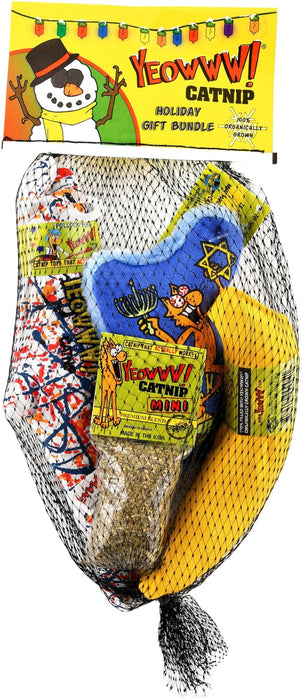 Yeowww! Dreidel Krinkle Catnip Gift Bundle - Jeffers - Cat Supplies > Cat Toys