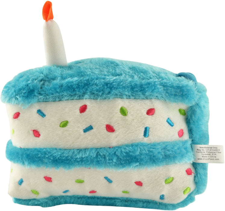 Zippy Paws Birthday Cake Plush Toy - Jeffers - Dog Supplies > Dog Toys