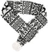 Zippy Paws Reindeer Scarf, Black/White - Jeffers - Dog Supplies > Dog Apparel