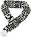 Zippy Paws Reindeer Scarf, Black/White - Jeffers - Dog Supplies > Dog Apparel