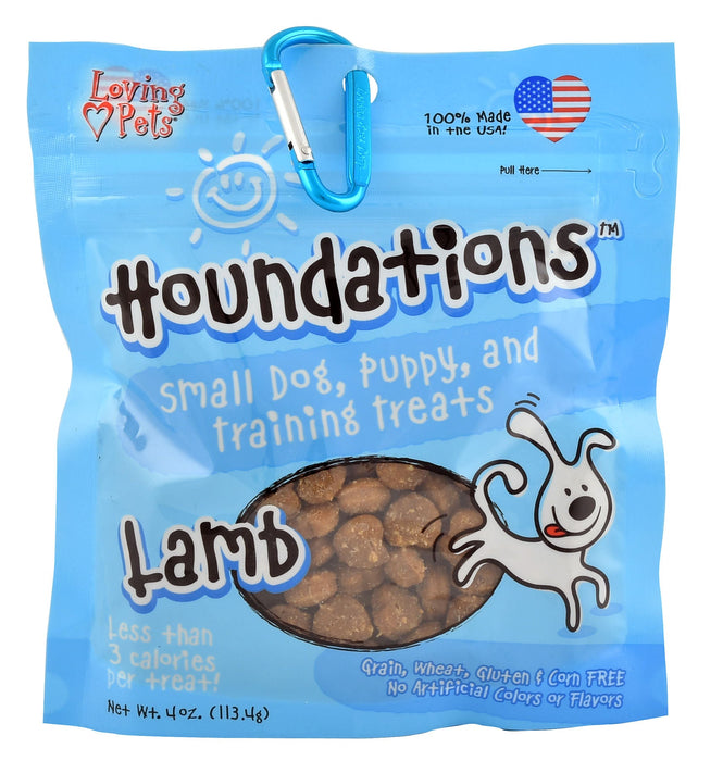 Houndations Small Dog Training Treats, 4 oz - Lamb  