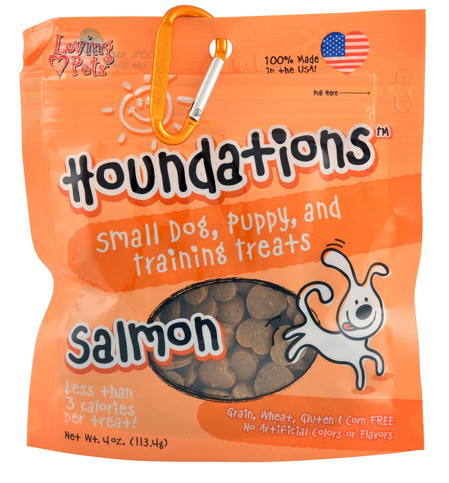 Houndations Small Dog Training Treats, 4 oz - Salmon  