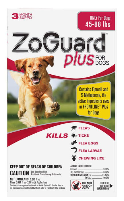 ZoGuard Plus for Dogs, 3 pack - Jeffers - Animal Health & Wellness > Flea & Tick Control