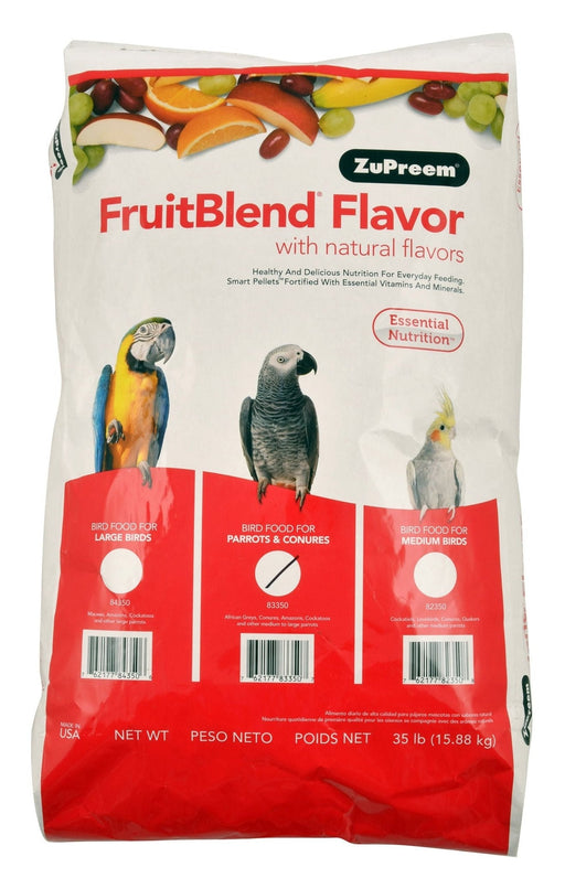 ZuPreem FruitBlend, 35 lb - Jeffers - Bird Supplies > Bird Supplies