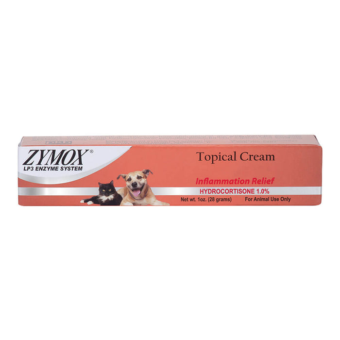 Zymox Topical Cream with 1% Hydrocortisone, 1 oz - Jeffers - Animal Health & Wellness > Skin & Coat Care